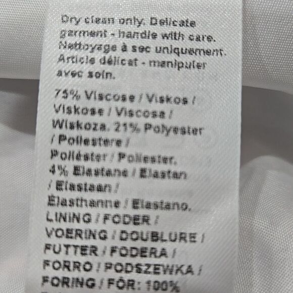 River Island Tweed Cropped Blazer jacket Size 10 Clueless Light Academia Preppy - Picture 11 of 14